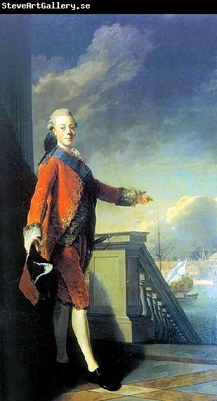 Alexandre Roslin Portrait of Grand Prince Paul Petrovich